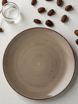 Цена за 2 шт. ТАРЕЛКА ОБЕДЕННАЯ BRONCO NATURE 26,5СМ СЕРАЯ  фото 3