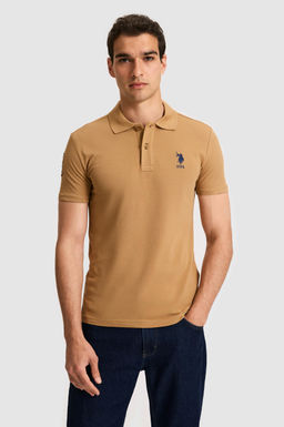 Erkek Slim Fit Polo Yaka Coconut Basic Ti__rt