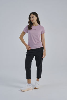 Брюки текстильные удлиненные Черный