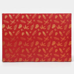 Цена за 5 шт. Коробка для капкейка «Новый год: Золото», 23×16×11.5 см
