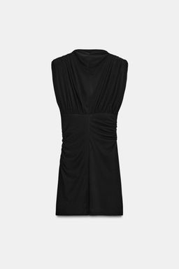 SHORT DRESS WITH SHOULDER PADS - Zara фото 4