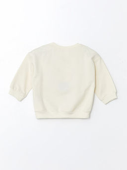 Bisiklet Yaka Uzun Kollu Bask?l? Erkek Bebek Sweatshirt ve E?ofman Alt 2li Tak?m - Waikiki фото 3