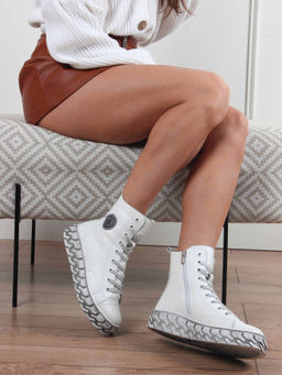 Ботинки EDART 215.icebergw.White/шерсть