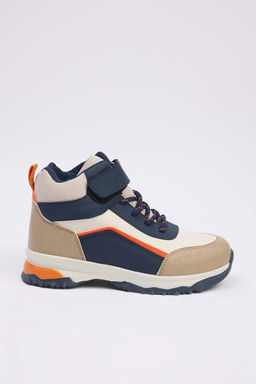 Lacivert Renk Bloklu C?rt Detayl? Buyuk Erkek Cocuk Kids Trekking Bot TAKAW26BO00004 - Trendyolmilla фото 4