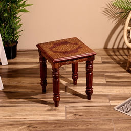 Столик кофейный, 38×38×42 см, дерево шишам