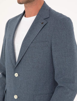 _ndigo Slim Fit Y_n Kar___ml_ Tak_m Elbise