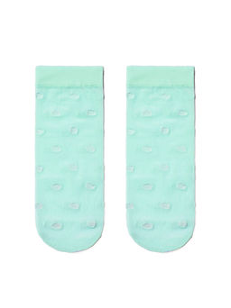 Цена за 2 пары. Носки Классические CONTE Носки в горошек FANTASY 20 turquoise - Conte elegant фото 4