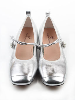 06-B69A-121C GREY/SILVER Туфли женские (натуральная кожа)