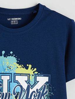 New York Bask?l? Erkek ?ocuk Pijama Tak?m?