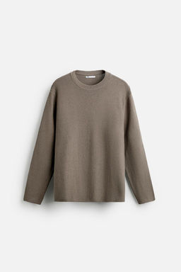 TEXTURED COTTON BLEND SWEATER - Zara фото 21