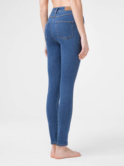 CONTE Моделирующие eco-friendly Джинсы skinny c супервысокой посадкой CON-174 Lycra® authentic blue