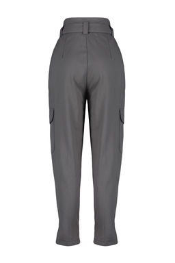 Gri Kemerli Kargo Dokuma Pantolon TWOSS21PL0138