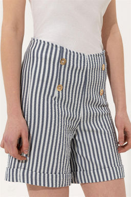 U. S. Polo Assn Женские темно-синие плетеные бермуды-капри - U.s. polo assn фото 5
