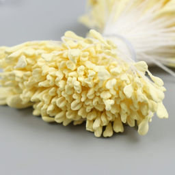 Тычинки для цветов, светло-жёлтый, набор 360 шт. длина 6 см