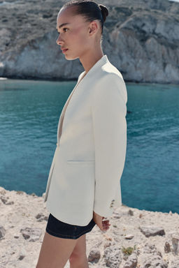 BLAZER ENTALLADA SIN SOLAPA / Crudo - Zara фото 3