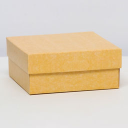 Цена за 5 шт. Коробка подарочная складная, упаковка, крышка-дно, крафт, 12 х 12 х 5 см