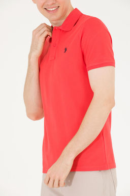 Erkek K_rm_z_ Basic Polo Yaka Ti__rt