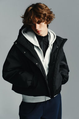 WATER-REPELLENT WINDPROOF HOODED JACKET - Zara фото 6