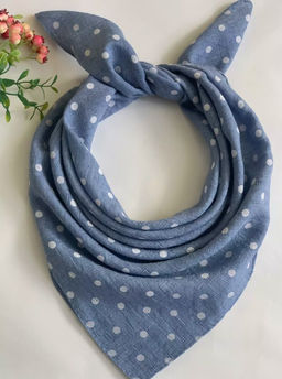 K13588 Платок 60/60 хлопок ДЕНИМ