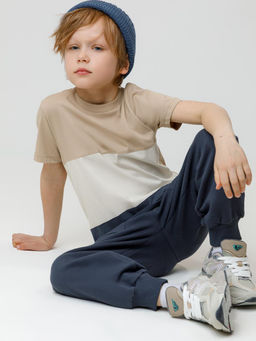 КР 302171/темно-бежевый к569 фуфайка (футболка) для мал - Crockid фото 15