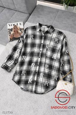 Рубашка женская с принтом