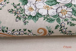 Перкаль Беатрис (Гол.платок 0,74м*0,81м) цв.бежевый, ш.1.5м, хл-100%, раппорт 81см - Купава фото 2