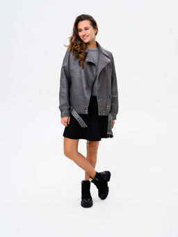 Ботинки 319.taskanabl.Черная замша+черный/байка