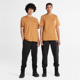 Футболка Timberland T-Shirt Refibra Logo Graphic Regular желтая  фото 3