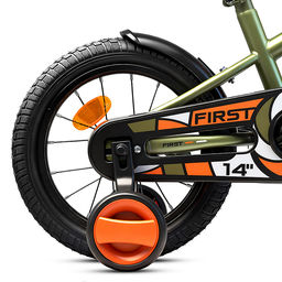 Велосипед 14" Rocket First, цвет хаки