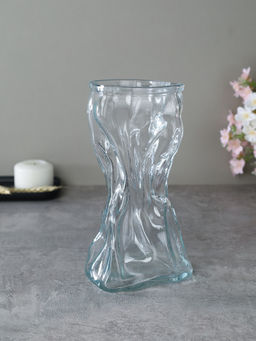 Ваза для цветов 20 см / WRD-152 Мятая /уп 30/ без индивидуальной упаковки - Галеонтрейд фото 2