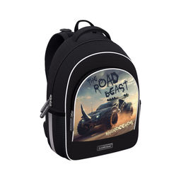 Цена за 1 шт. Ученический рюкзак с грудной перемычкой ErichKrause ErgoLine® 15L Road Beast