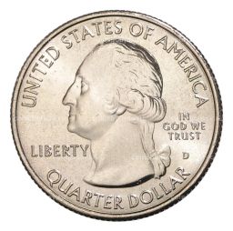 25 центов 2018 года D США Национальные парки №42 Национальное побережье Апостл-Айлендс