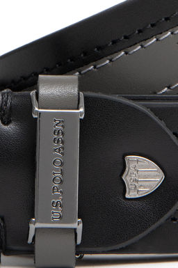 Мужской черный пояс - U.s. polo assn фото 4