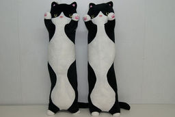 Мягкая игрушка Кошка батон черная длинная 50 см - Storyland фото 2