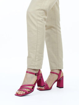 08-M2F-15LD CRIMSON Босоножки женские (натуральная кожа)