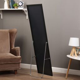 Зеркало интерьерное напольное TAKE IT EASY, акрил, 36×148 см чёрное