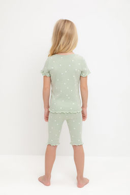 Crockid _ К 1632/морская пена,поле с ромашками пижама для дев  фото 4