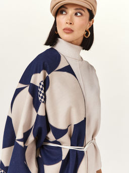 в составе ШЕРСТЬ  и КАШЕМИР Большой, мягкий, теплый  двусторонний палантин - Tantino фото 5