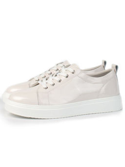 05-HY21-1D LT. BEIGE Кроссовки женские (натуральная кожа)