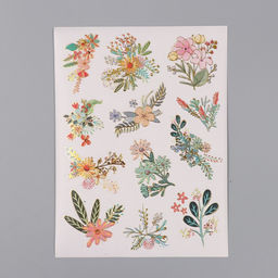 Фотоальбом на кольцах 25 листов Keep memories Цветочный. Цветы & ты, с наклейками, 19?27?3 см  фото 6