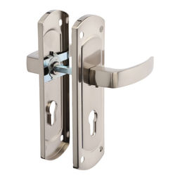 Ручки на планке LOCKLAND 002, м/о 55 мм, цвет сатиновый никель