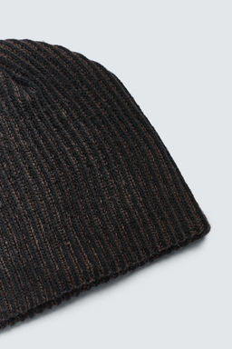 GORRO BEANIE CON LANA AARON LEVINE X ZARA / Negro  фото 4
