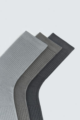 3-PACK OF RIBBED SOCKS - Zara фото 3