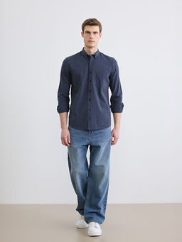 Regular Fit ?izgili Arm?rl? Erkek G?mlek