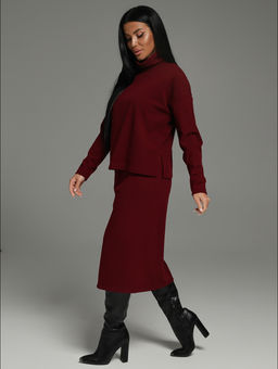 Кортни костюм с юбкой женский (черный) - Lovetex фото 44