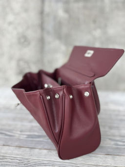 Женская кожаная сумка-портфель 8399-2 Бордо - Sergio valentini фото 4