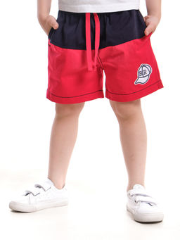 Шорты для мальчика UD 4675 т.синий/красный - Mini maxi фото 6