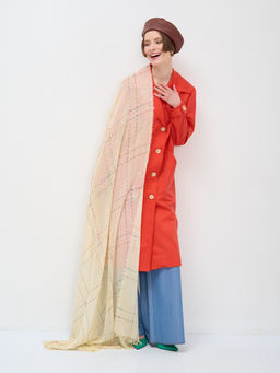 ЛЕН ВИСКОЗА Большой, легкий, красивый палантин - Tantino фото 2