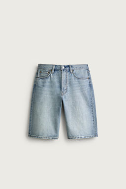 BERMUDA DENIM LOOSE FIT / Azul medio - Zara фото 7