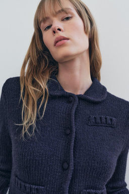 3/4 LENGTH SLEEVE KNIT CARDIGAN - Zara фото 4